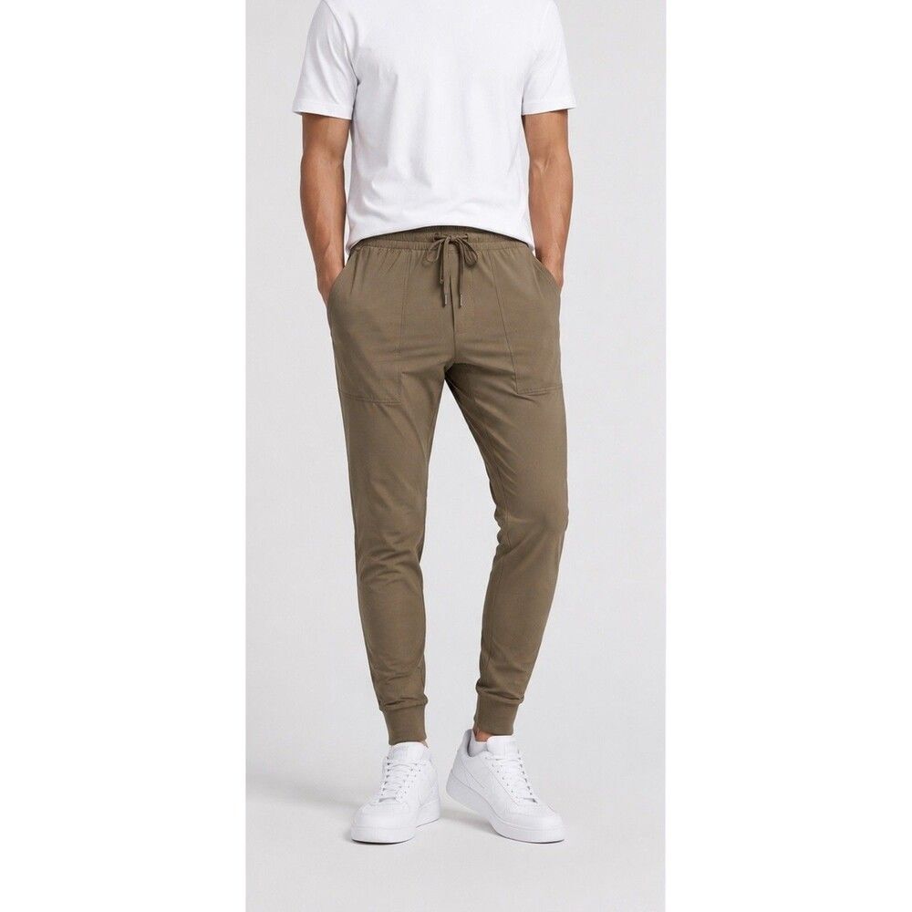 Lululemon Joggers Mens XS Brown ABC Warpstreme Drawstring Tapered Athletic Pants